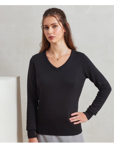P-PR696-Pull col V Femme